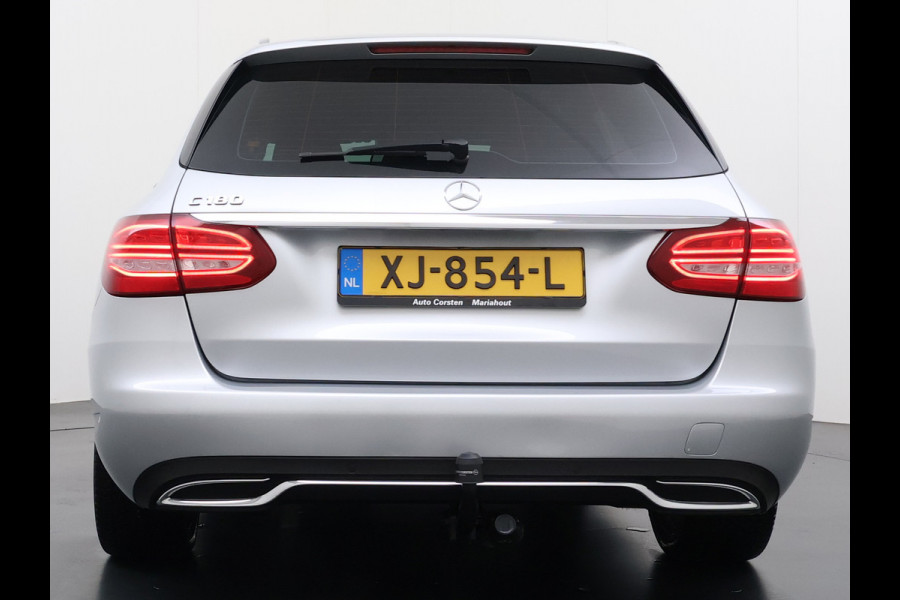 Mercedes-Benz C-Klasse Estate 180T AUT-9 157PK Premium Plus Trekhaak Adap.Cruise Distronic Plus Navi Ecc Pdc Led Stoelverwarming Elek.Stoelen Elek.Achterklep Isofix Lmv 19" Bluetooth