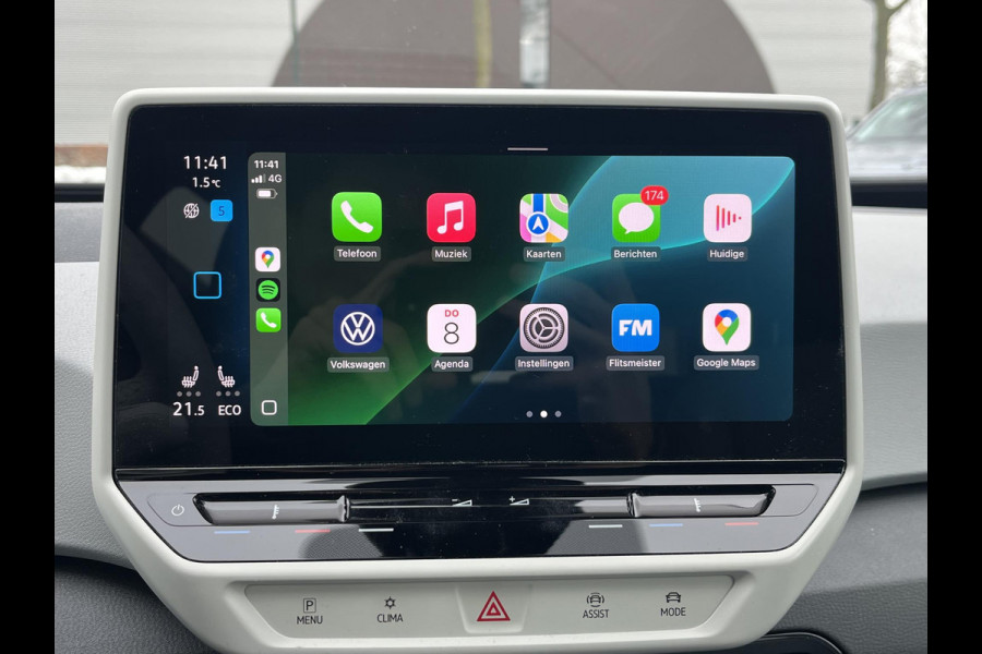 Volkswagen ID.3 First Plus 58 kWh SOH:89%  STOEL + STUUR VERWARMING | CAMERA | KEYLESS | ORGINEEL NL AUTO / NAP RIJKLAARPRIJS INCL. 12MND BOVAG GARANTIE