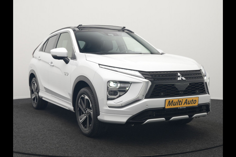 Mitsubishi Eclipse Cross 2.4 Instyle Plug In Hybrid 188pk Dealer O.H. | Trekhaak Afn. | Panodak | Head Up | Adaptive Cruise | 360 Camera | Lederen Sportstoelen & Stuur Verwarmd | Keyless | Blis |
