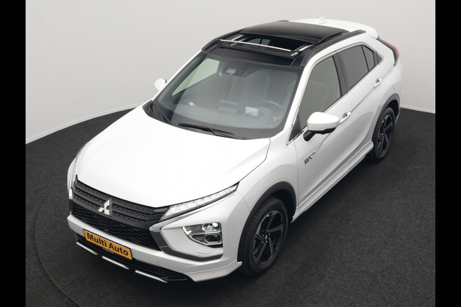 Mitsubishi Eclipse Cross 2.4 Instyle Plug In Hybrid 188pk Dealer O.H. | Trekhaak Afn. | Panodak | Head Up | Adaptive Cruise | 360 Camera | Lederen Sportstoelen & Stuur Verwarmd | Keyless | Blis |