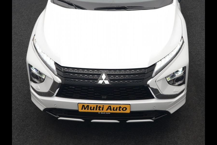 Mitsubishi Eclipse Cross 2.4 Instyle Plug In Hybrid 188pk Dealer O.H. | Trekhaak Afn. | Panodak | Head Up | Adaptive Cruise | 360 Camera | Lederen Sportstoelen & Stuur Verwarmd | Keyless | Blis |