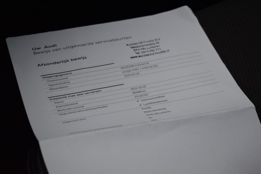 Audi A3 Sportback 40 e-tron Advance Sport S-line Lane ACC Trekhaak