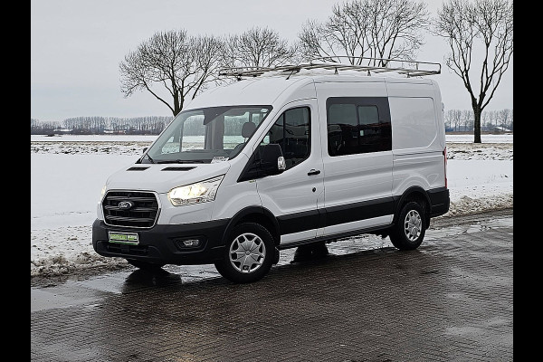 Ford Transit 330 2.0 TDCI L2H2 DC Airco Euro6 Imperiaal-Trap Trekhaak Stoelverwarming!
