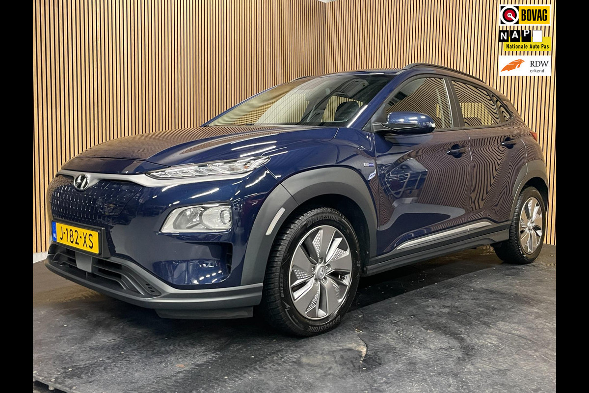 Hyundai Kona EV Comfort 64 kWh|3-FASE|100% SOH|KRELL|ACC|CARPLAY|CAMERA|CLIMATE,CRUISE CONTROL|1e EIG.|NL-AUTO|NAP|INCL.BTW|