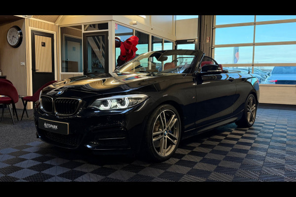 BMW 2 Serie Cabrio M240i High Executive|HARMAN KARDON|MEMORYSEATS|KEYLESS|CARPLAY|SFEERVERLICHT|SHADOWLINE|340PK|DEALERONDERHOUDEN
