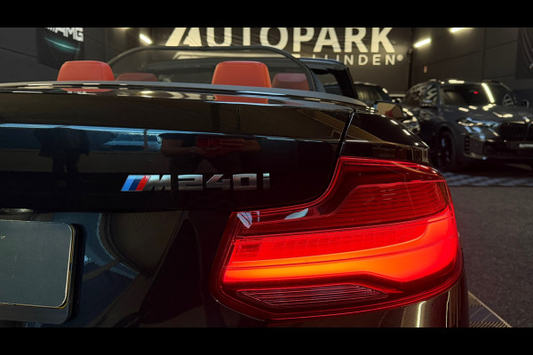 BMW 2 Serie Cabrio M240i High Executive|HARMAN KARDON|MEMORYSEATS|KEYLESS|CARPLAY|SFEERVERLICHT|SHADOWLINE|340PK|DEALERONDERHOUDEN