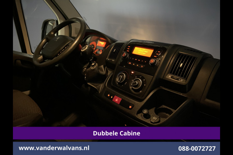 Peugeot Boxer 2.2 Blue HDi 140pk Pick up 7 Persoons Dubbele cabine open laadbak Euro6 Airco | 7-Zits | 3000kg trekvermogen