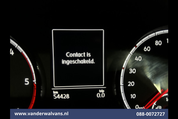 Volkswagen Transporter 2.0 TDI 150pk L2H1 Euro6 Airco | 2500kg Trekhaak | Apple Carplay | Android Auto | Imperiaal Parkeersensoren, Cruisecontrol