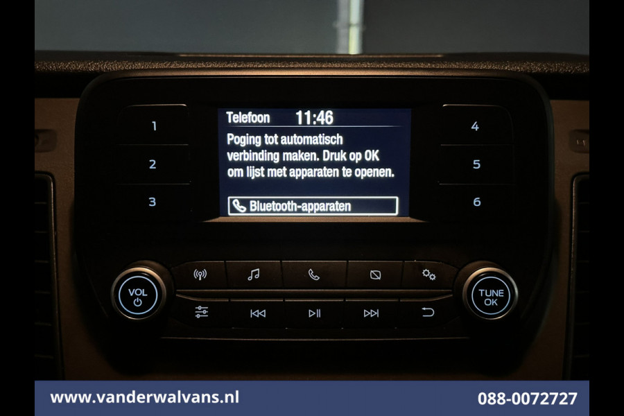 Ford Transit Custom 2.0 TDCI L1H1 Euro6 Airco | Camera | LED | Cruisecontrol | Parkeersensoren Bijrijdersbank, 2500kg trekvermogen