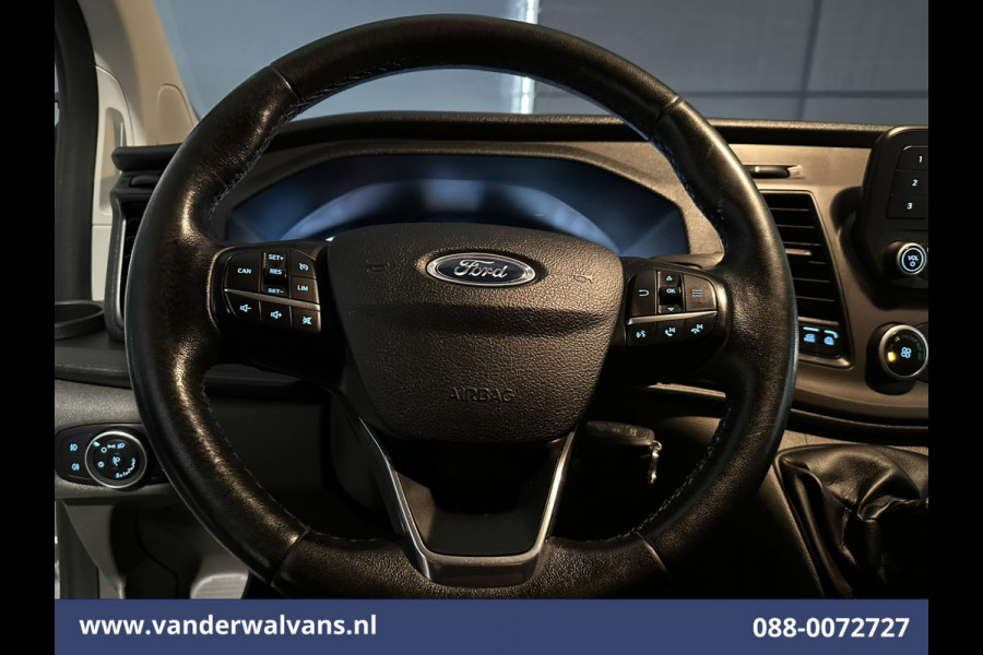 Ford Transit Custom 2.0 TDCI L1H1 Euro6 Airco | Camera | LED | Cruisecontrol | Parkeersensoren Bijrijdersbank, 2500kg trekvermogen