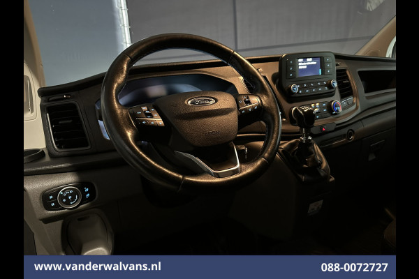 Ford Transit Custom 2.0 TDCI L1H1 Euro6 Airco | Camera | LED | Cruisecontrol | Parkeersensoren Bijrijdersbank, 2500kg trekvermogen