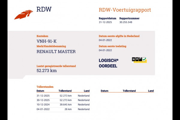 Renault Master T35 2.3 dCi 136pk Euro 6 L2H2 - 1ste Eigenaar - Imperiaal - Trekhaak