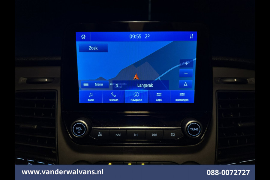 Ford Transit Custom 2.0 TDCI 131pk L2H1 Euro6 Airco | Navigatie | Apple Carplay | LED | Cruisecontrol | 2800kg Trekhaak Android Auto, Parkeersensoren, Bijrijdersbank