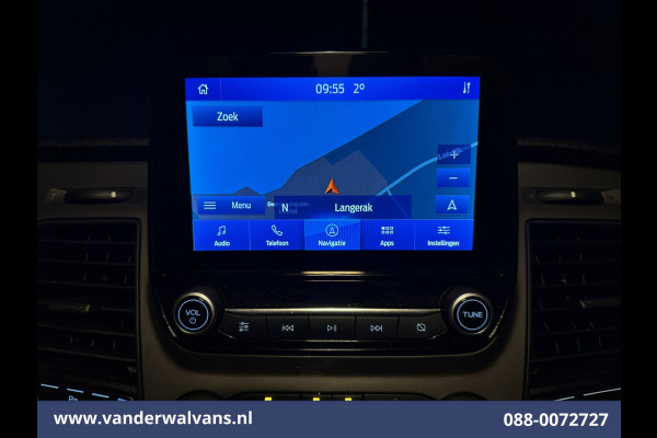 Ford Transit Custom 2.0 TDCI 131pk L2H1 Euro6 Airco | Navigatie | Apple Carplay | LED | Cruisecontrol | 2800kg Trekhaak Android Auto, Parkeersensoren, Bijrijdersbank