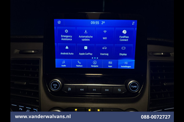 Ford Transit Custom 2.0 TDCI 131pk L2H1 Euro6 Airco | Navigatie | Apple Carplay | LED | Cruisecontrol | 2800kg Trekhaak Android Auto, Parkeersensoren, Bijrijdersbank