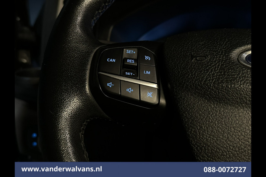 Ford Transit Custom 2.0 TDCI 131pk L2H1 Euro6 Airco | Navigatie | Apple Carplay | LED | Cruisecontrol | 2800kg Trekhaak Android Auto, Parkeersensoren, Bijrijdersbank