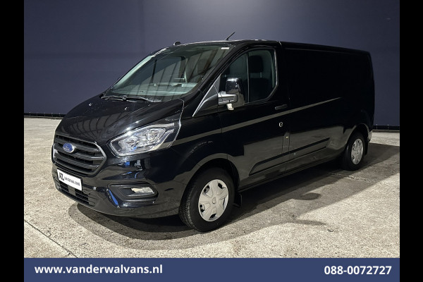 Ford Transit Custom 2.0 TDCI 131pk L2H1 Euro6 Airco | Navigatie | Apple Carplay | LED | Cruisecontrol | 2800kg Trekhaak Android Auto, Parkeersensoren, Bijrijdersbank
