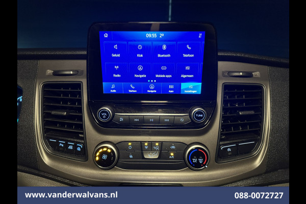 Ford Transit Custom 2.0 TDCI 131pk L2H1 Euro6 Airco | Navigatie | Apple Carplay | LED | Cruisecontrol | 2800kg Trekhaak Android Auto, Parkeersensoren, Bijrijdersbank