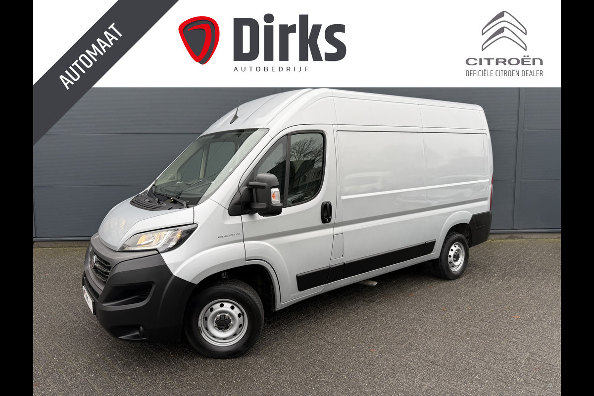 Fiat Ducato 140pk L2H2 (Trekhaak - Camera - Navigatie - Automatische Airco - Houten vloer + Zijwand panelen)