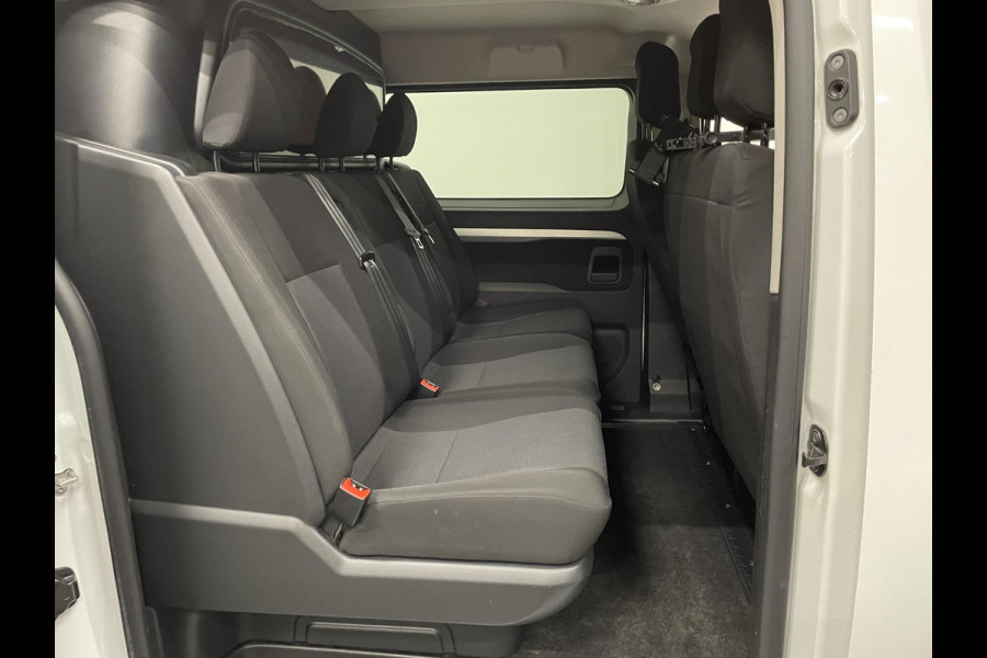 Peugeot Expert Long Dubbele Cabine Asphalt L3 2.0 HDi 120pk Aut-8 Airco Navi Carplay Cruise Control Trekhaak Lang Luxe Dubbele Cabine