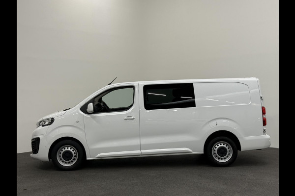 Peugeot Expert Long Dubbele Cabine Asphalt L3 2.0 HDi 120pk Aut-8 Airco Navi Carplay Cruise Control Trekhaak Lang Luxe Dubbele Cabine