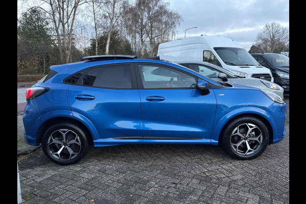 Ford Puma 1.0 EcoBoost Hybrid ST-Line Automaat 125pk | Panoramadak | Trekhaak afneembaar | Winter Pack | Adaptive cruise control  | Elektrische achterklep | Matrix LED | Keyless Entry | Navigatiesysteem | Privacy glass