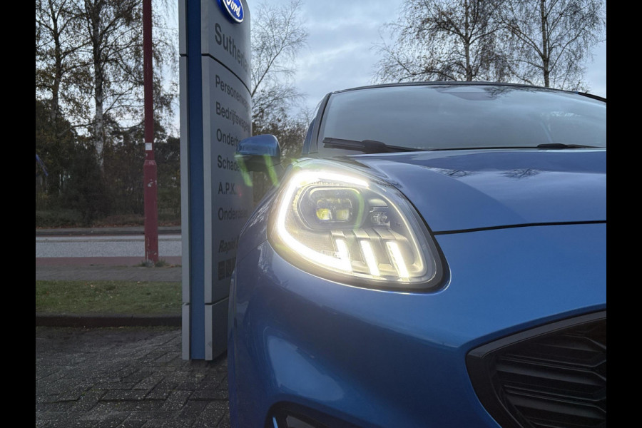 Ford Puma 1.0 EcoBoost Hybrid ST-Line Automaat 125pk | Panoramadak | Trekhaak afneembaar | Winter Pack | Adaptive cruise control  | Elektrische achterklep | Matrix LED | Keyless Entry | Navigatiesysteem | Privacy glass