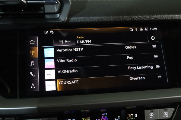 Audi A3 Sportback 45 TFSI e 245 PK S-Line Edition Competition PHEV, Panoramadak, RS-Bekleding, Camera