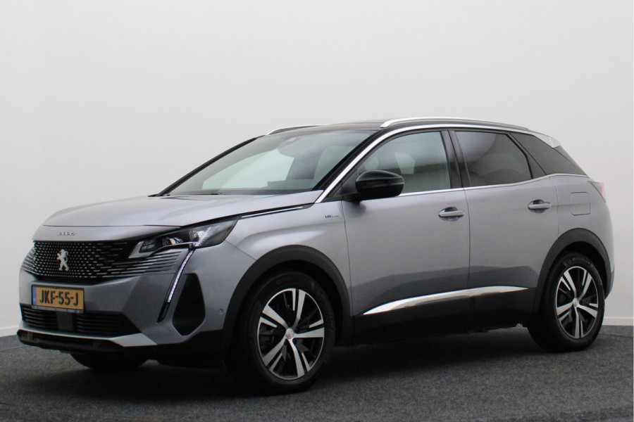 Peugeot 3008 1.6 HYbrid 225 GT Panoramadak, ACC, Camera, Apple Carplay, Sfeerverlichting, LED, DAB, 18''