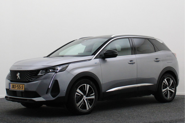 Peugeot 3008 1.6 HYbrid 225 GT Panoramadak, ACC, Camera, Apple Carplay, Sfeerverlichting, LED, DAB, 18''