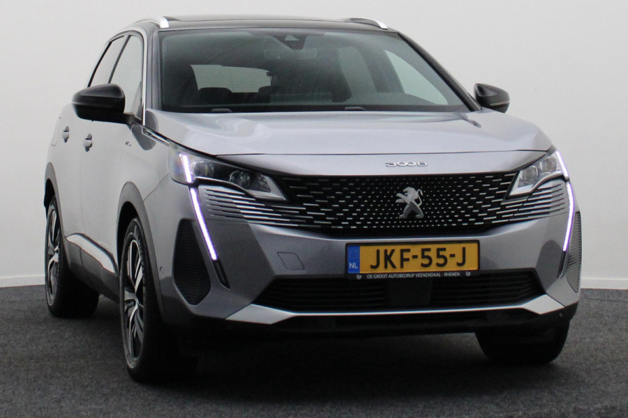Peugeot 3008 1.6 HYbrid 225 GT Panoramadak, ACC, Camera, Apple Carplay, Sfeerverlichting, LED, DAB, 18''