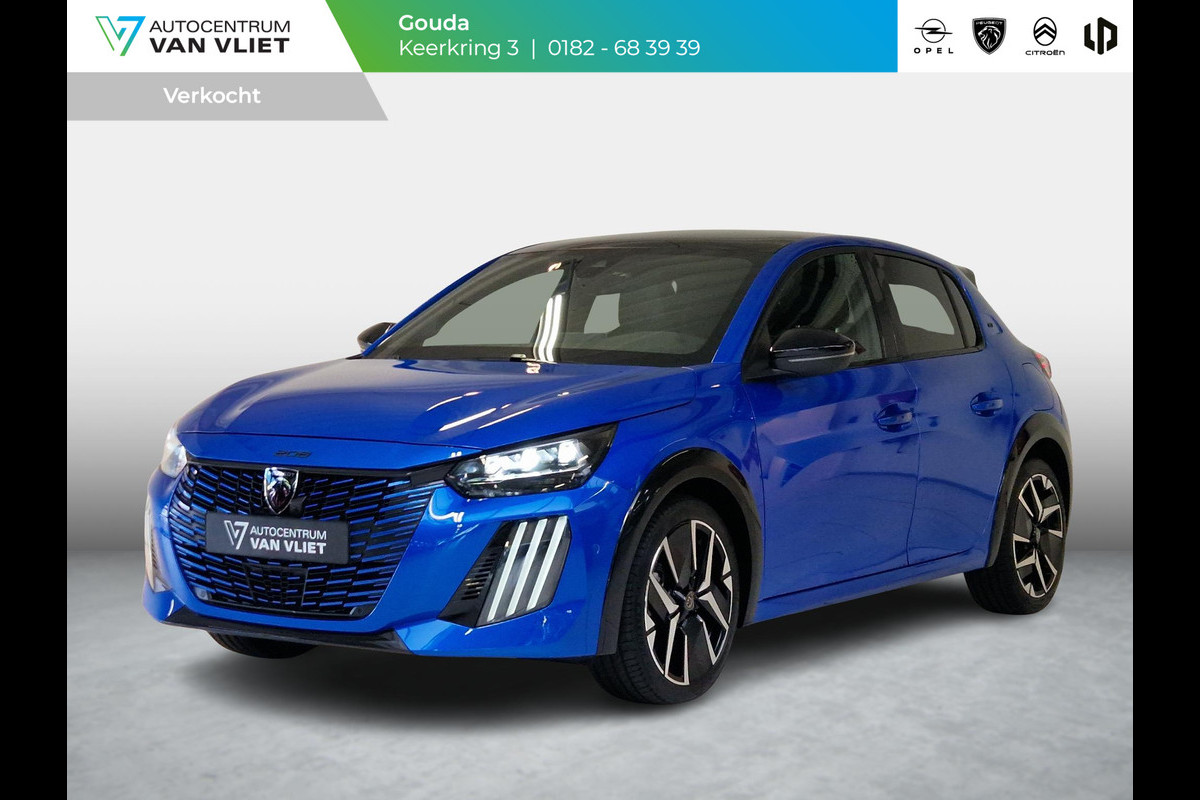 Peugeot 208 Hybrid 136 e-DCS6 GT | Automaat | Panoramadak | Draadloze telefoonlader | Achteruitrijcamera