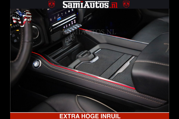 Dodge Ram HULK PACK | LIMITED SPORT | 5.7 V8 HEMI | FEUL WHEELS MAT BLACK | BOM VOL | CREW CAB 5 PERSOONS | DUBBELE CABINE DC | GRIJS KENTEKEN | SFEERVERLICHTING | HUD | LICHTVERING | PANODAK | FULL LED |