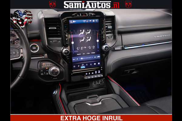 Dodge Ram HULK PACK | LIMITED SPORT | 5.7 V8 HEMI | FEUL WHEELS MAT BLACK | BOM VOL | CREW CAB 5 PERSOONS | DUBBELE CABINE DC | GRIJS KENTEKEN | SFEERVERLICHTING | HUD | LICHTVERING | PANODAK | FULL LED |