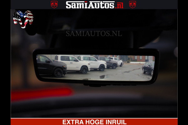 Dodge Ram HULK PACK | LIMITED SPORT | 5.7 V8 HEMI | FEUL WHEELS MAT BLACK | BOM VOL | CREW CAB 5 PERSOONS | DUBBELE CABINE DC | GRIJS KENTEKEN | SFEERVERLICHTING | HUD | LICHTVERING | PANODAK | FULL LED |