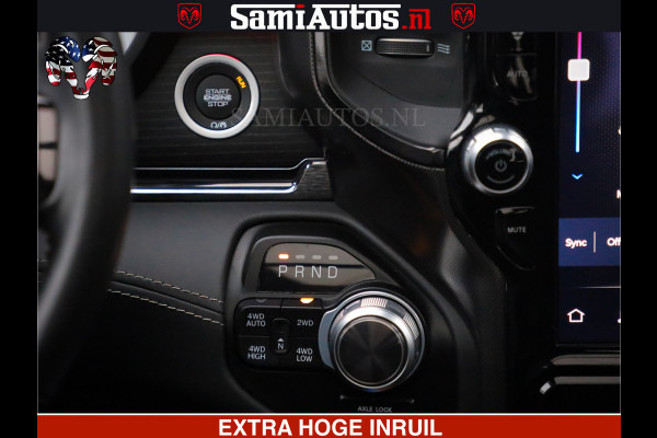 Dodge Ram HULK PACK | LIMITED SPORT | 5.7 V8 HEMI | FEUL WHEELS MAT BLACK | BOM VOL | CREW CAB 5 PERSOONS | DUBBELE CABINE DC | GRIJS KENTEKEN | SFEERVERLICHTING | HUD | LICHTVERING | PANODAK | FULL LED |