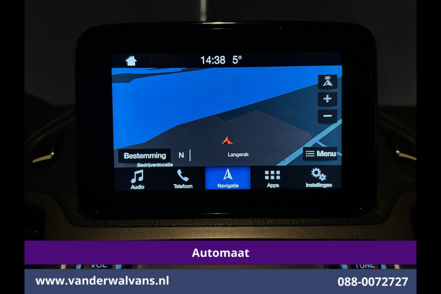 Ford Transit Connect 1.5 EcoBlue 120pk Automaat L2H1 Euro6 Airco | 3-Zits | 2x zijdeur | Camera | Navigatie | Cruisecontrol LM Velgen, Trekhaak, Parkeersensoren, Bijrijdersbank