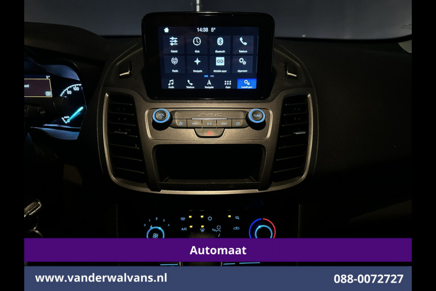 Ford Transit Connect 1.5 EcoBlue 120pk Automaat L2H1 Euro6 Airco | 3-Zits | 2x zijdeur | Camera | Navigatie | Cruisecontrol LM Velgen, Trekhaak, Parkeersensoren, Bijrijdersbank