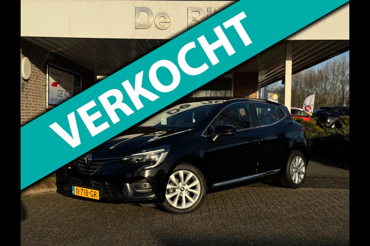 Renault Clio 1.0 TCe Intens | Navi, Camera, Carplay/Android, PDC, Cruise, DAB, Half leder | NAP | Dealeronderhouden |