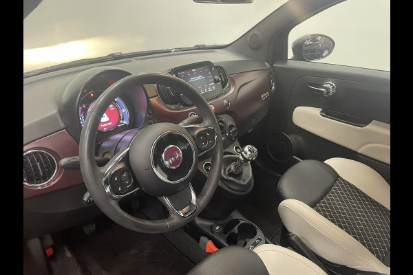 Fiat 500 1.0 Hybrid Star Panoramadak Airco Navi Carplay Design Leder Cruise Control LM Velgen Virtual Cockpit