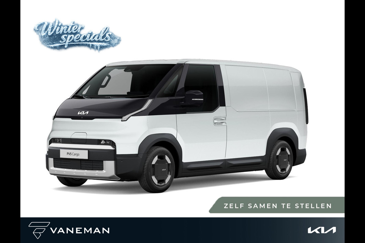 Kia PV5 L2H1 Plus 71.2 kWh | LED koplampen | Gratis batterijupgrade | € 2.500,- accessoires of 2.99% rente op financiering | Zelf samenstellen