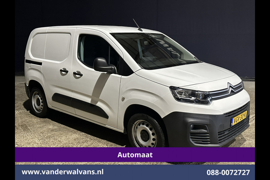 Citroën Berlingo 1.5 BlueHDI 131pk Automaat L1H1 Euro6 Airco | 3-Zits | Apple Carplay | Android Auto Cruisecontrol, Parkeersensoren, Bijrijdersbank, Zijdeur