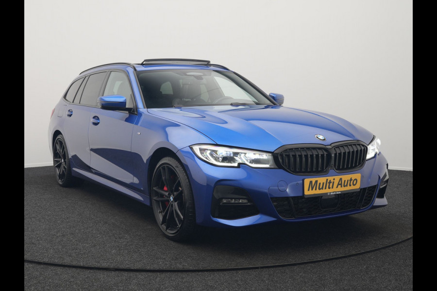 BMW 3 Serie Touring 330e M Sport Plug In Hybrid 293pk Dealer O.H. PHEV | Panodak | Head Up | 360 Camera | Adaptive Cruise | Laser LED | Harman & Kardon | Nappa Lederen Sportstoelen Memory & Verwarmd | Adaptief Onderstel | Apple Carplay | Sfeerverlichting |