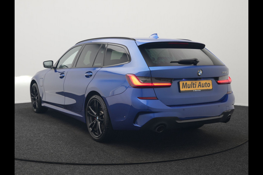 BMW 3 Serie Touring 330e M Sport Plug In Hybrid 293pk Dealer O.H. PHEV | Panodak | Head Up | 360 Camera | Adaptive Cruise | Laser LED | Harman & Kardon | Nappa Lederen Sportstoelen Memory & Verwarmd | Adaptief Onderstel | Apple Carplay | Sfeerverlichting |