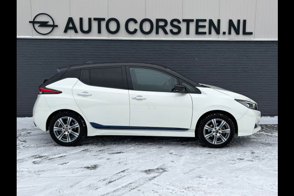Nissan Leaf e+ Business Executive 62kWh SOH 90% Warmtepomp Trekhaak Leder Navi Ecc Bose®-Hifi Apple Carplay Android Auto Adap.Cruise 360°Camera Stoel+Stuurverwarming Led Two-Tone lak 1e Eigenaar Origineel Nederlandse Auto