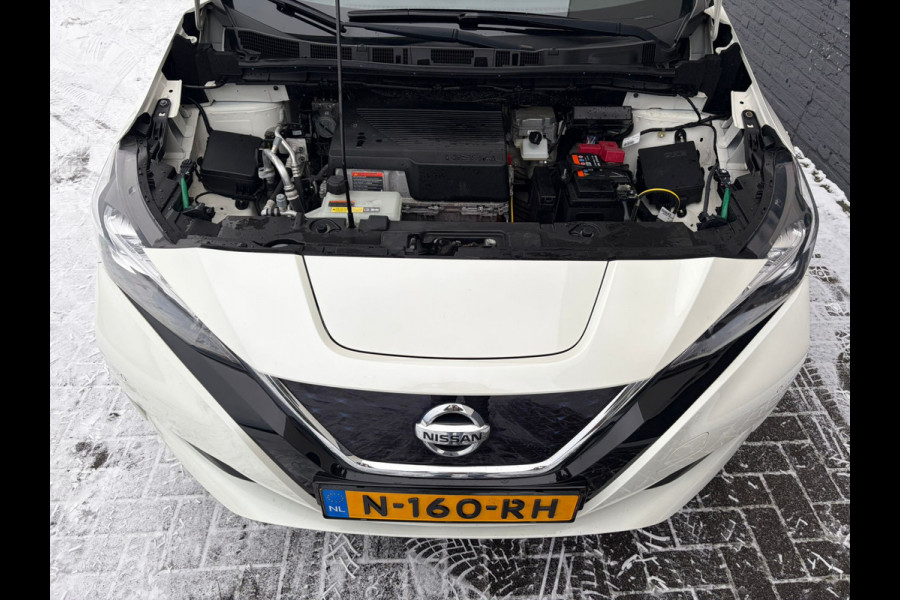 Nissan Leaf e+ Business Executive 62kWh SOH 90% Warmtepomp Trekhaak Leder Navi Ecc Bose®-Hifi Apple Carplay Android Auto Adap.Cruise 360°Camera Stoel+Stuurverwarming Led Two-Tone lak 1e Eigenaar Origineel Nederlandse Auto