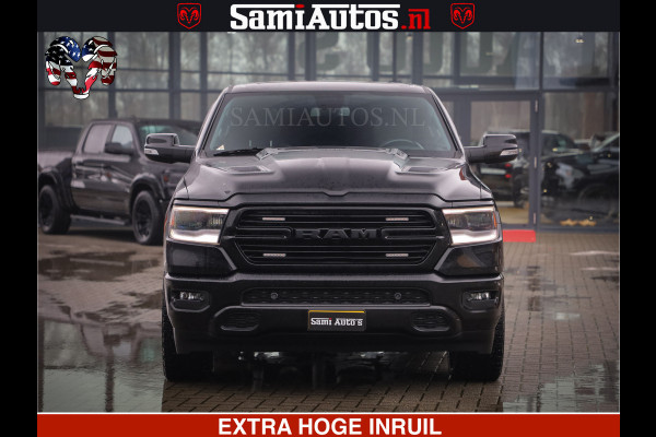 Dodge Ram 1500 SPORT 5.7 V8 HEMI | HUIF | 4x4 | OPEN UITLAAT KLEP | PANORAMA DAK | CREW CAB | 5 PERSOONS DUBBELE CABINE DC | GRIJSKENTEKEN |