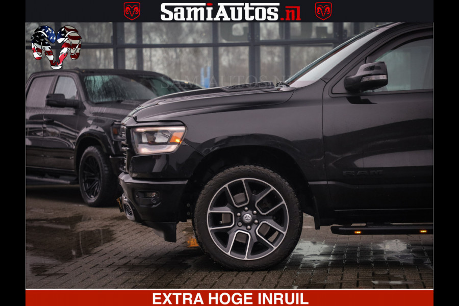 Dodge Ram 1500 SPORT 5.7 V8 HEMI | HUIF | 4x4 | OPEN UITLAAT KLEP | PANORAMA DAK | CREW CAB | 5 PERSOONS DUBBELE CABINE DC | GRIJSKENTEKEN |