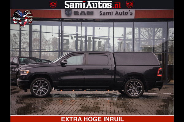 Dodge Ram 1500 SPORT 5.7 V8 HEMI | HUIF | 4x4 | OPEN UITLAAT KLEP | PANORAMA DAK | CREW CAB | 5 PERSOONS DUBBELE CABINE DC | GRIJSKENTEKEN |