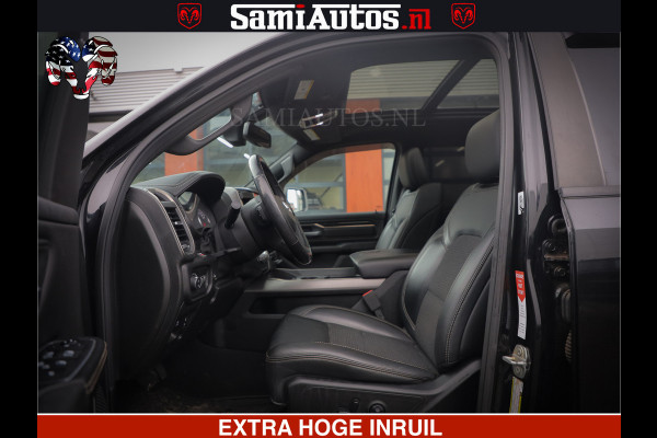 Dodge Ram 1500 SPORT 5.7 V8 HEMI | HUIF | 4x4 | OPEN UITLAAT KLEP | PANORAMA DAK | CREW CAB | 5 PERSOONS DUBBELE CABINE DC | GRIJSKENTEKEN |